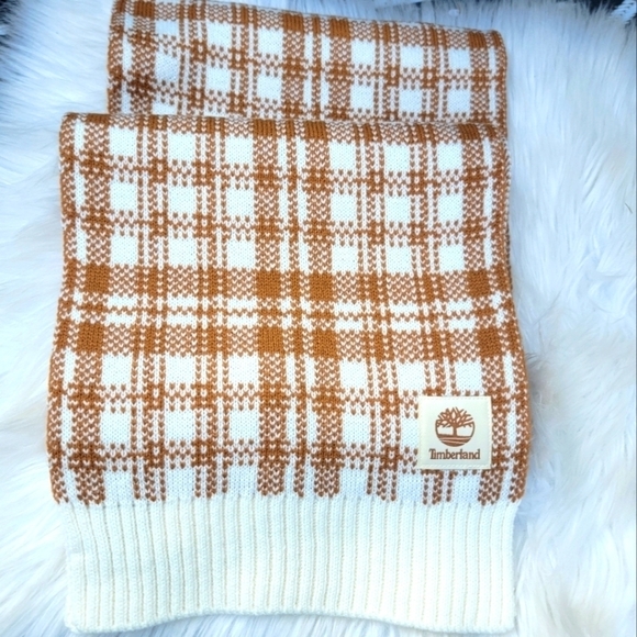 NWT Timberland Plaid Scarf - Picture 2 of 5